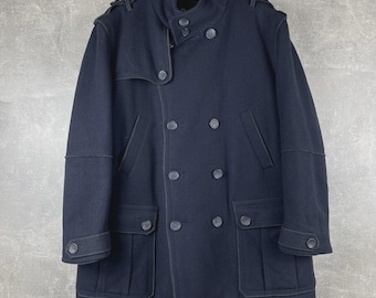 Vintage 70's Wool U.S. Navy Peacoat Size 38. - Etsy