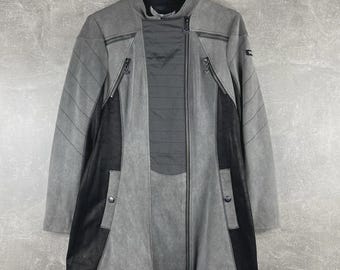 Sportalm 80 09 Grey Technical Long Jacket Made in Austria Size 46