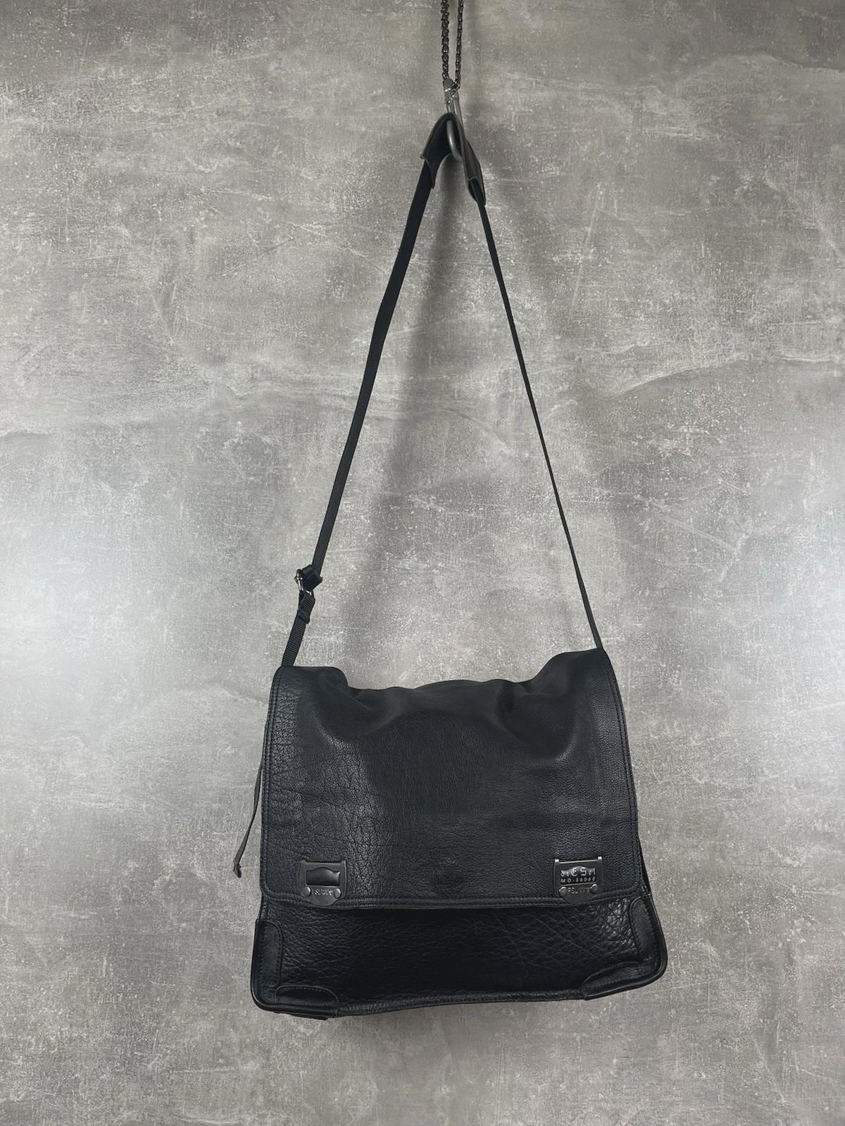 00s Leather Shoulder Bag - Etsy