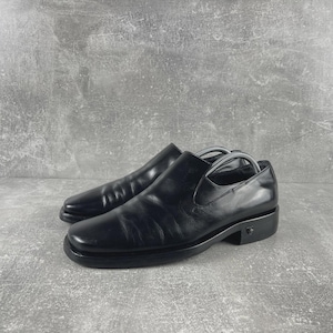 Gianni Ferretti Men\'s Black Leather Shoes Made In Italy Size 44 Pre-owned Sun Day Red Pioneer Cypress Golf Shoes - White/Silver main image 2