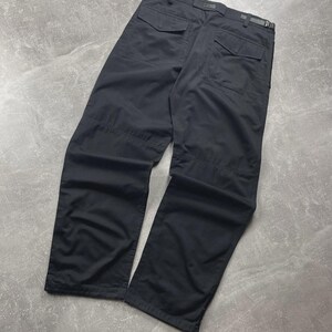 Emporio Armani Technical Cargo Pants Black Size 50 Made in Italy