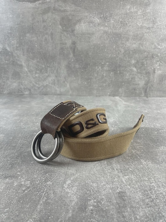 Vintage 2000 dolce Gabbana belt 90s 2000s Vintage Dolce & Gabbana Belt Brown Suede Leather  main image 3