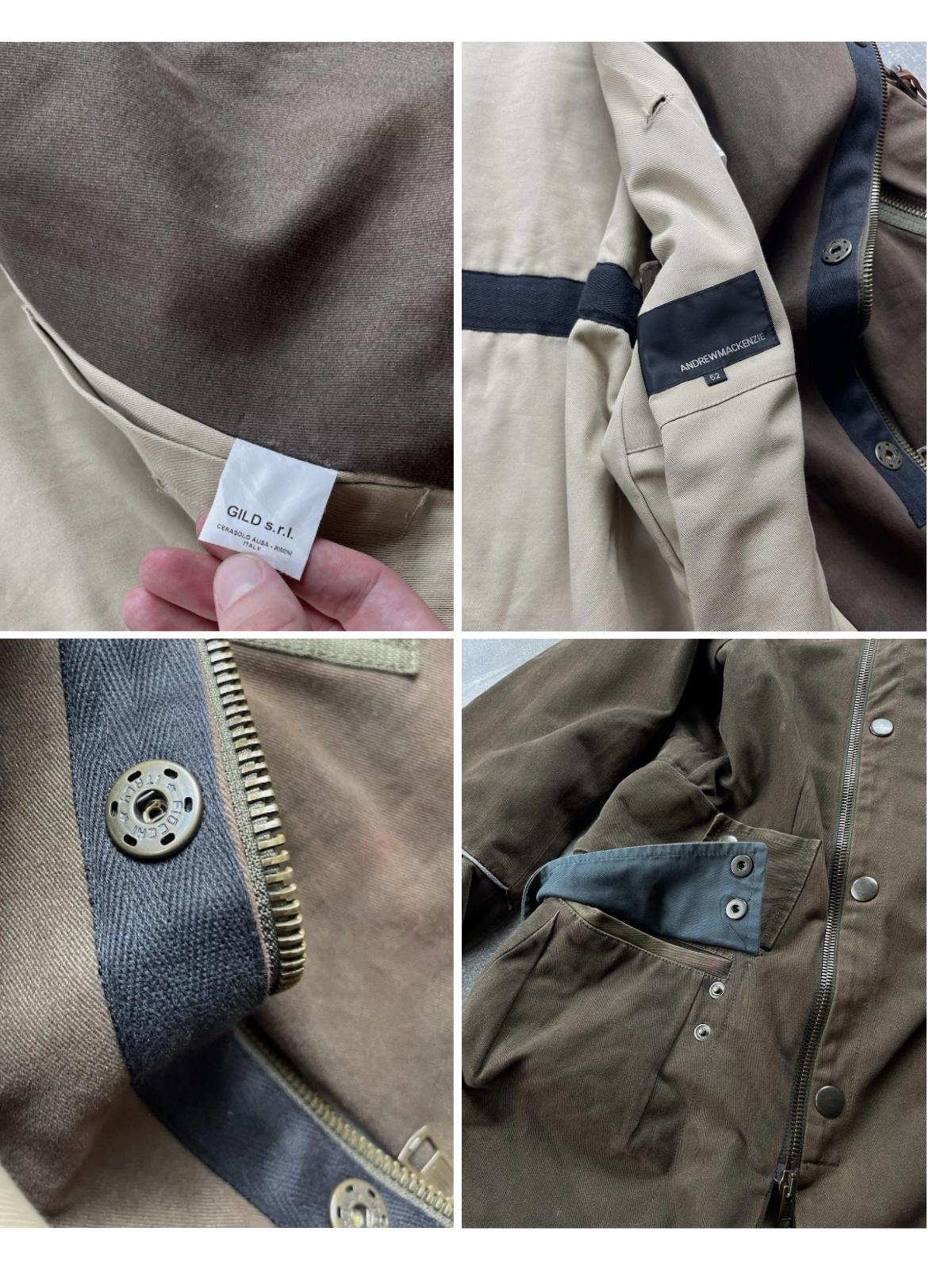 Vintage Andrew Mackenzie Military Jacket Italy 2000s Avant Garde