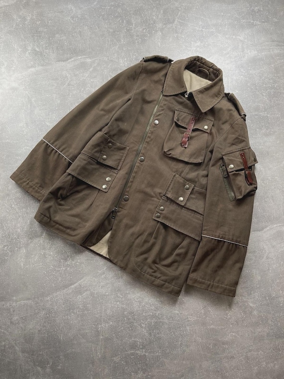 Vintage Andrew Mackenzie Military Jacket Italy 2000s Avant Garde