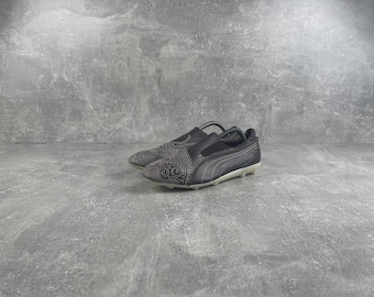 PUMA Archives Japanes Patern Women's Leather Shoes Brown Size 5.5 / 38.5 Women's early 2000s