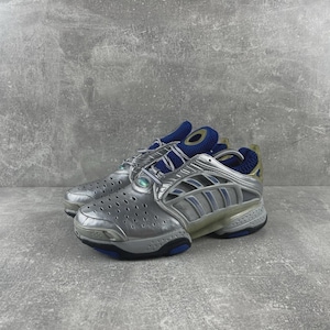 Adidas KlimaCool 3 M Silber Blau Vintage 2003 Trainings-Turnschuhe Gr US 7.5