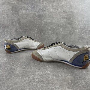 Von Dutch Vintage Y2K Low Top Sneakers White Beige Blue Size EU 41 US 8 UK 7 image 7