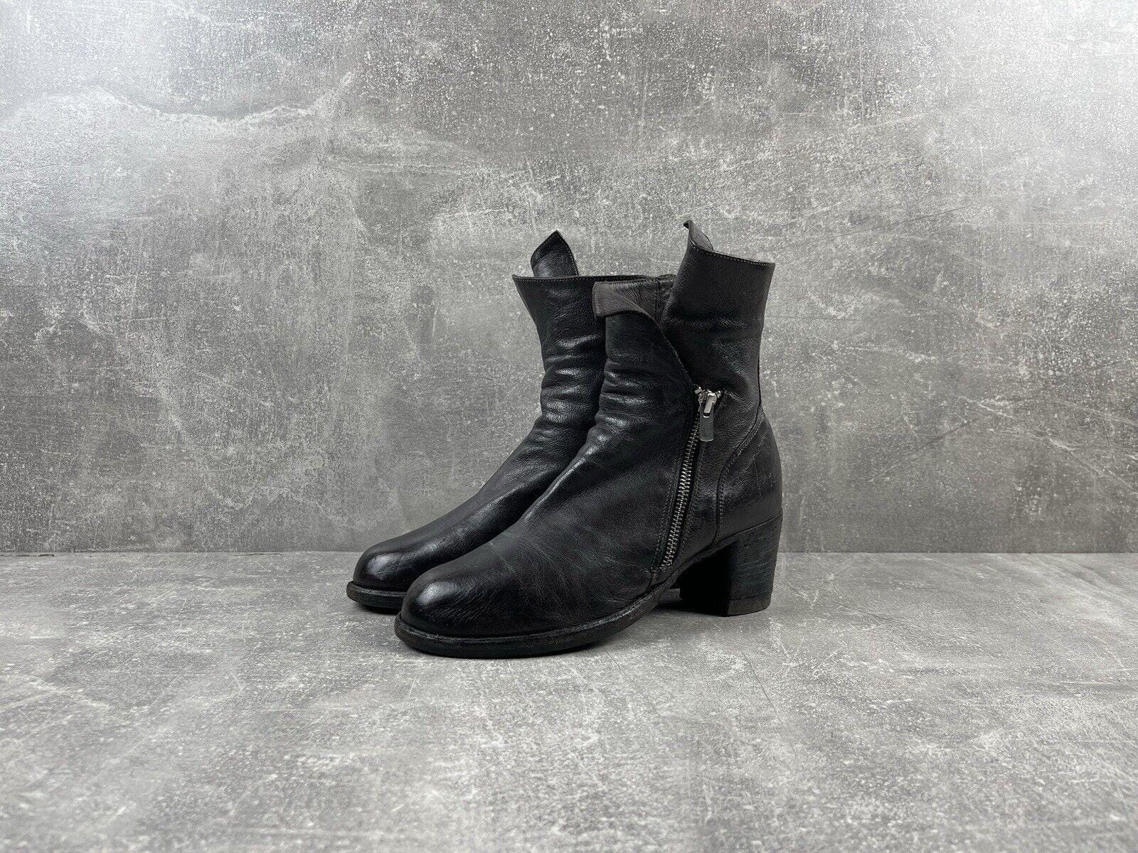 靴 y2k black design zip opium boots Opium Platform Combat Boots | Limited Edition | Fūga