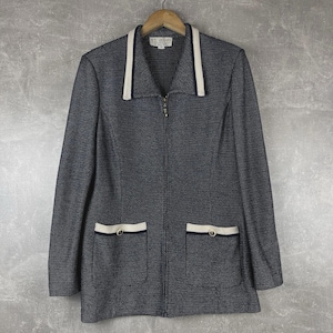 【ヴィンテージ】Marie Gray（セントジョン創業者）ニットジャケット St John Collection by Marie Gray - Etsy