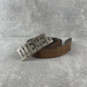 Diesel Logo Belt - Etsy