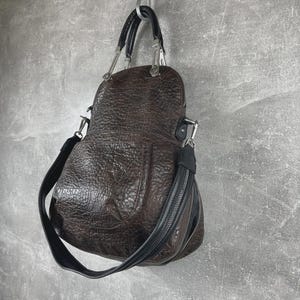 00s archive TOMMY Boston bag grunge Y2K バッグ y2k grunge leather 00s archive TOMMY Boston bag grunge Y2K バッグ y2k grunge leather