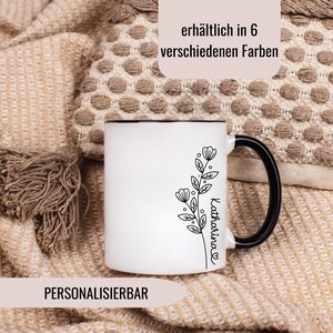 Taza personalizada con nombre, corazón y letra, taza de café, regalo para mujer, educadora, maestra, partera, novia, regalo para el Día de la Madre.