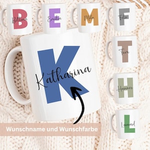 Taza de regalo personalizada con nombre taza con letras regalo hombre mujer taza de café letras personalizadas taza nombre novia