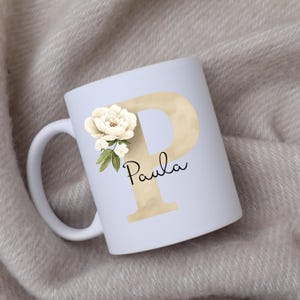 Taza de regalo personalizada con nombre taza con letras regalo hombre mujer taza de café letras personalizadas taza nombre novia