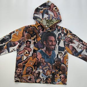 Black Mamba Kobe Bryant Tapestry Hoodie – Custom Jacquard Streetwear for Basketball Fans and Hip Hop Culture
