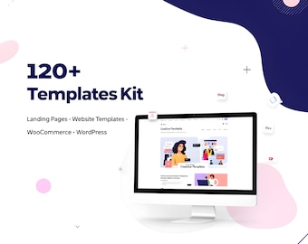 120+ Elementor Website Templates: WordPress WooCommerce Landing Page Kits (Digital Designs)