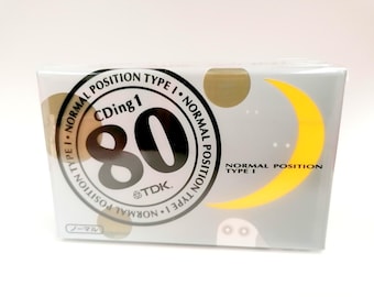 New Sealed TDK CDing I Audio Cassette, 80 min, Type I