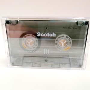 Cassette audio écossaise, bandes, cassettes audio normales, Type I, disques de musique, bandes, bandes audio, cassettes vintage, années 80, bandes vintage