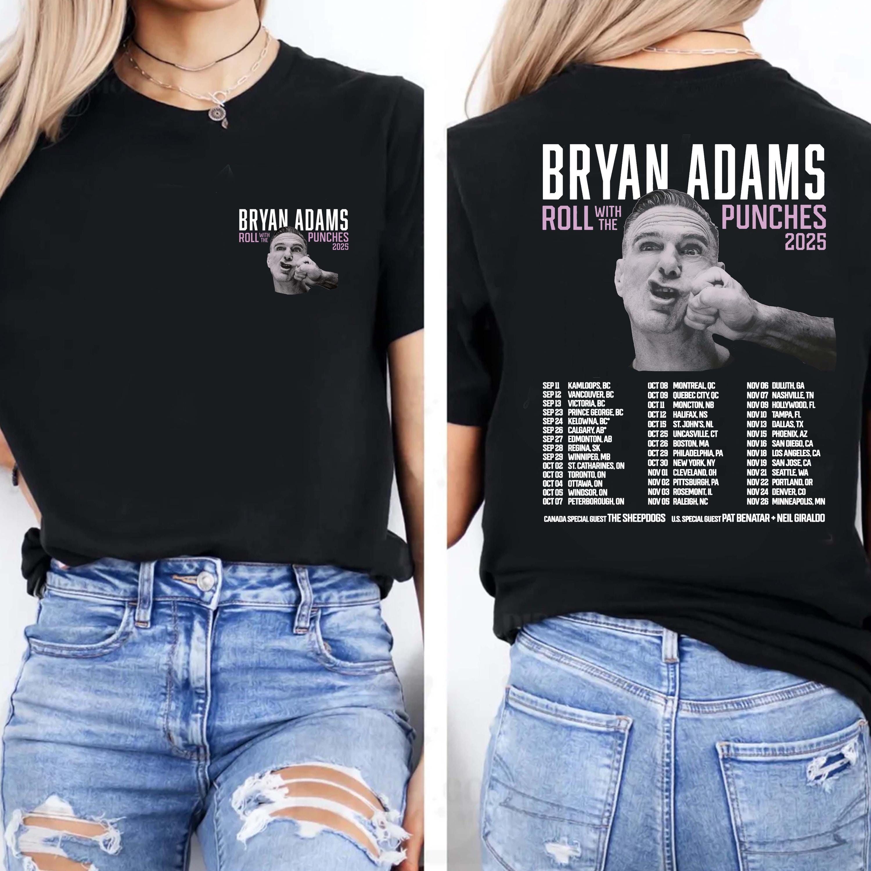BRYAN　ADAMS　2017 GETUP！ブライアンアダムス　ツアーTシャツ BRYAN ADAMS 2017 GETUP！ブライアンアダムス ツアーTシャツ