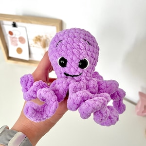 No Sew Easy Octopus Crochet Pattern PDF ENG  - Amigurumi Tutorial for Beginners