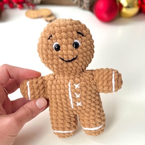 Gingerbread Man Crochet Pattern (ENG PDF)