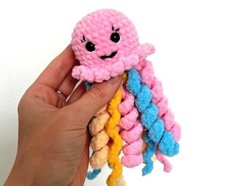 No Sew Jellyfish Crochet Pattern: Amigurumi Plush Toy (ENG PDF)