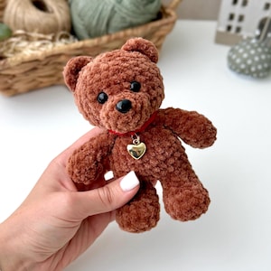 Crochet Pattern Little Teddy Bear – PDF English Amigurumi Tutorial – Easy and Quick