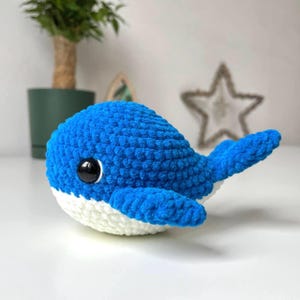 Crochet Whale Amigurumi Pattern: Easy Plush Toy Tutorial (PDF ENG)