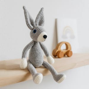 Bunny Amigurumi Crochet Pattern PDF ENG – Soft Toy Tutorial – Easter Gift – Nursery Decor – DIY Rabbit – Intermediate Pattern