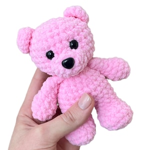Häkelanleitung Teddybär – PDF Amigurumi Tutorial auf Deutsch – Einfaches & Schnelles Ein-Abend-Projekt