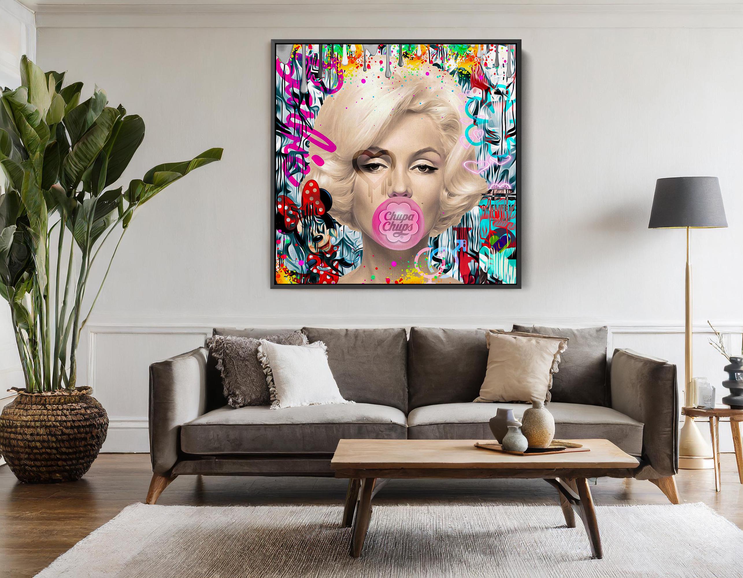 Tableau Toile Marilyn Monroe - Déco Murale 20x30 Cm - Impression Haute Qualité, Résistante Aux UV - Cadeau Original