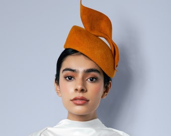 Cocktail Hat, Hat for Weddings, Modern Hat, Millinery - Rosamel