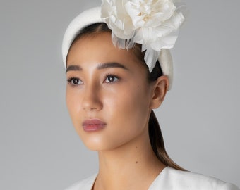 Hochzeit Haarband, Krone mit Blume, Modernes Headpiece Fascinate, Braut Kopfschmuck - Iona