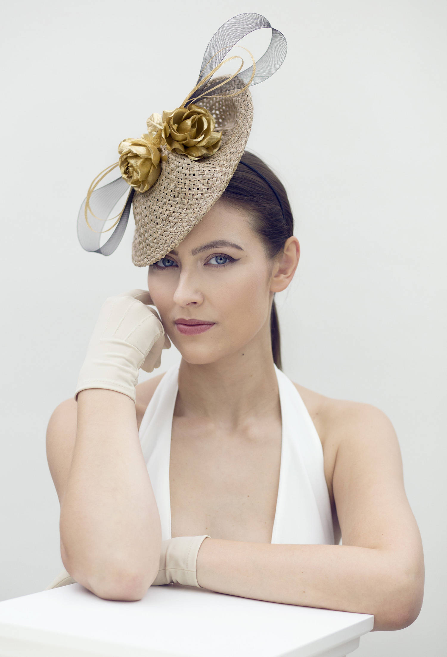 Straw Saucer Hat Summer Occasion Ascot Millinery Derby Hat Etsy UK