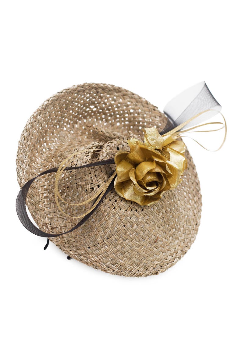 Straw Saucer Hat Summer Occasion Ascot Millinery Derby Hat Etsy UK