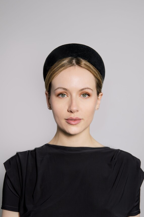 Pillbox Hat Jackie O Style, Felt Ladies 