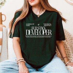 Fullstack Developer T-Shirt, Sarcastic Programmer Gift