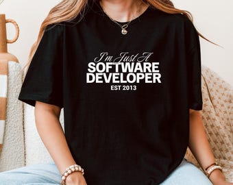 Individuell angefertigtes Software Programmierer T-Shirt, Coder Kleidung