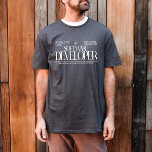 Software Developer Shirt, Programmer Coding T Shirt, Developer Coworker Gift