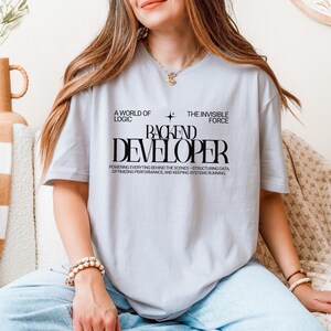 Backend-ontwikkelaars-T-shirt, Sarcastic Programmer-T-shirt