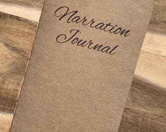 Narration Journal, Charlotte Mason Education