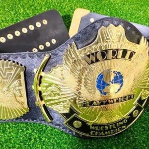 New Winged Eagle championship Replica Title Belt 4mm Brass Plates Adult Size