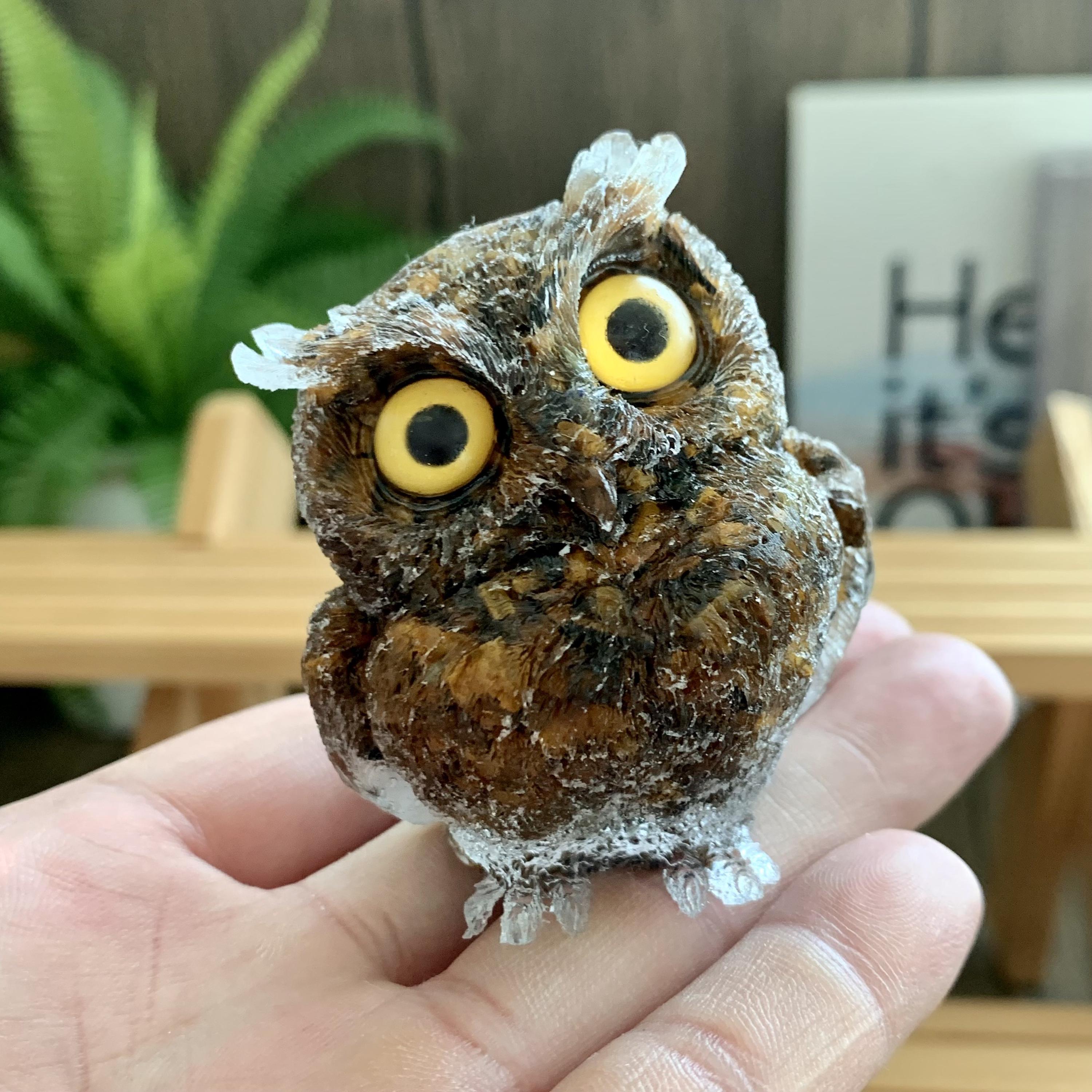 石のフクロウ - Etsy 日本