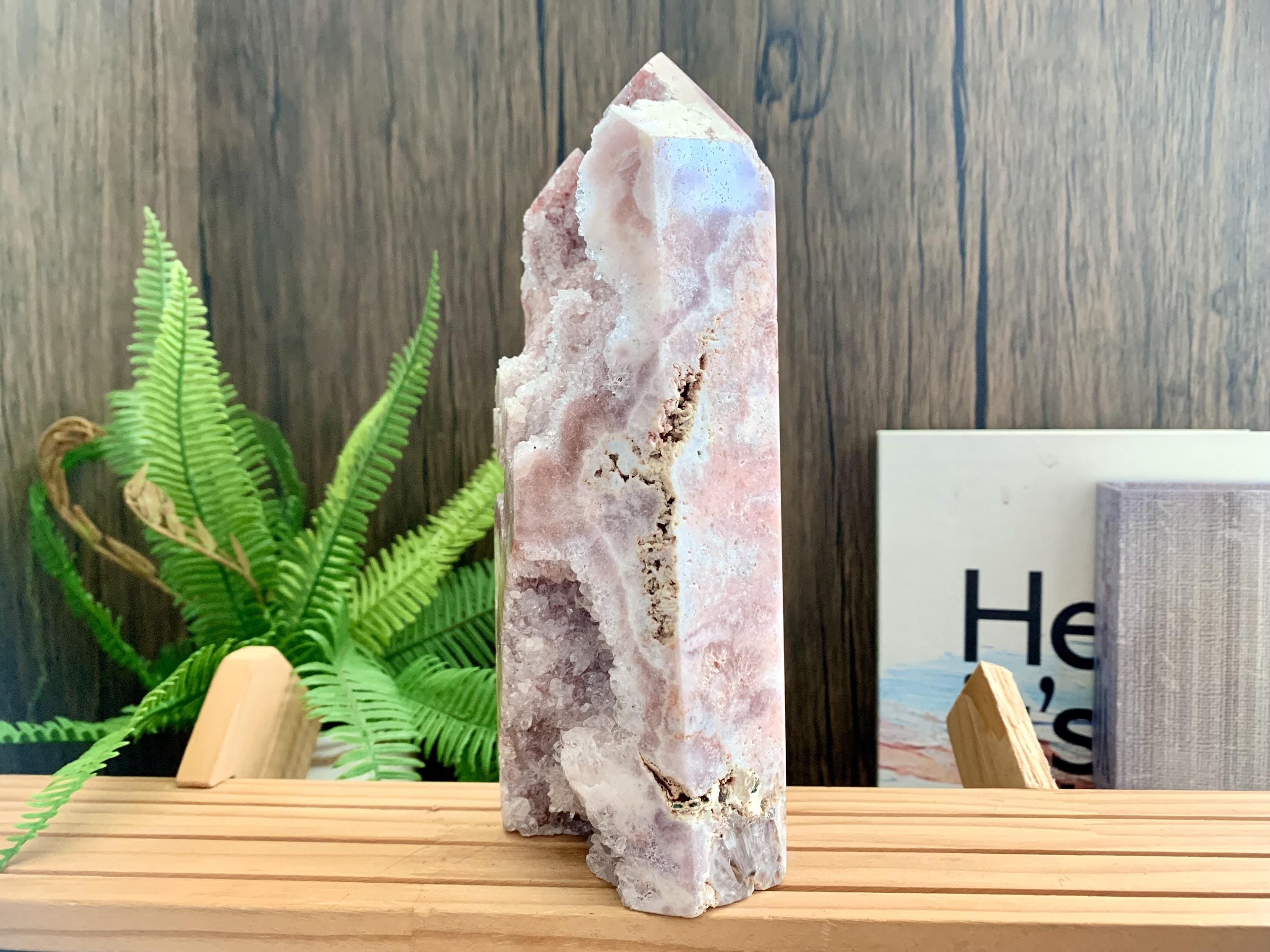 Bigサイズ✳︎ ドゥルージー煌めくポイント ピンクアメジスト タワー