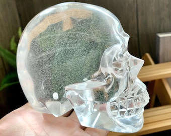 Skullis クリスタルスカル 5.0インチ スモーキークォーツ ロック