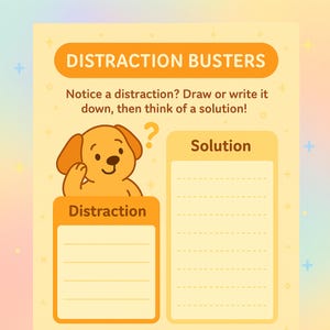 Executive function worksheet example showing daily routine planning for ADHD kids printable activities"
SEO Focus: Specific skill targeting + practical application