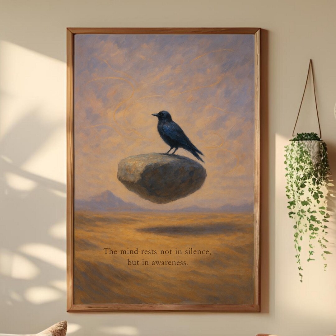 Mindfulness Wall Art Digital Download | Mental Health Quote Prints ...