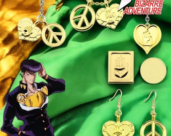 Joj#'s Bizarre Advent#re Josuke Higashikta Handmade Jewelry