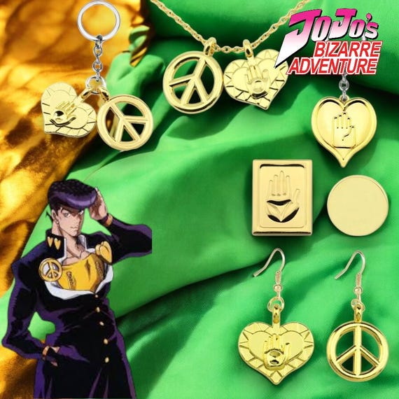 Joj#'s Bizarre Advent#re Josuke Higashikta Handmade Jewelry