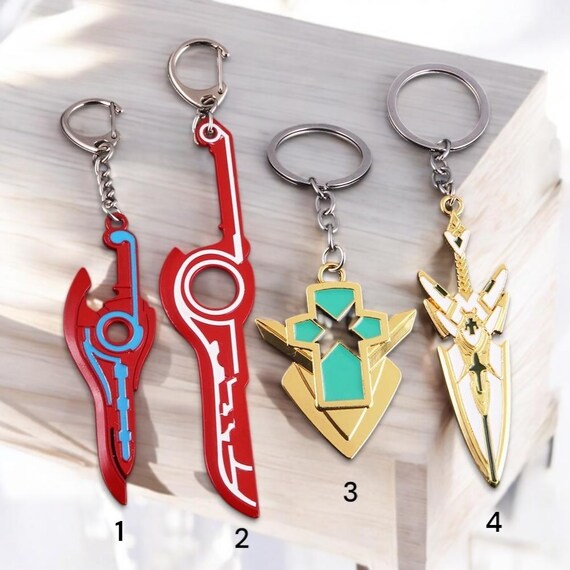 ［中古］Kenshiro keychain ショップ　⭐︎ぴよ出品 Xenbl4de Chronicls 2 Keychains | Metal MONADO, Pyra & Mythra Sword